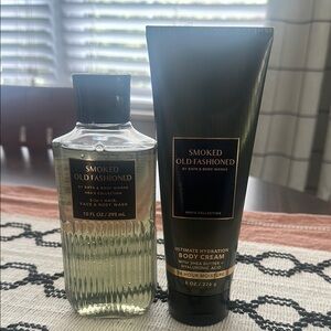 Bath & Body Works Smoked Old Fashioned Body Care Duo